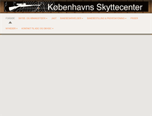 Tablet Screenshot of kbh-skyttecenter.dk
